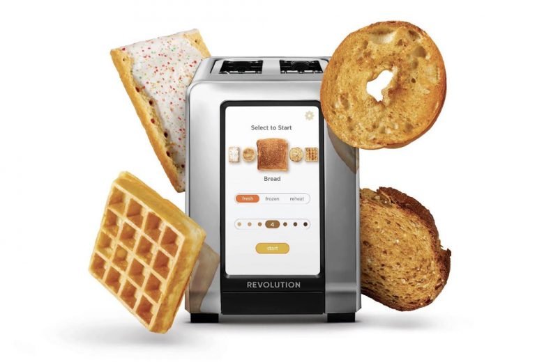 SMART TOASTER THAT IS THE WORLDS FASTEST TOUCHSCREEN TOASTER 123