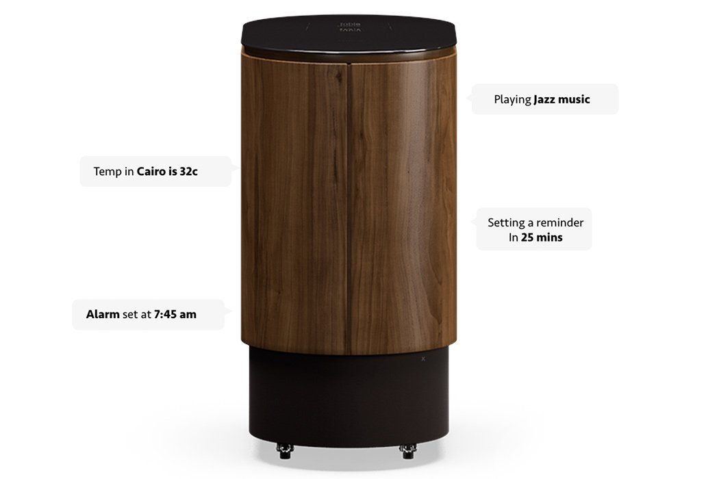 A Butler And A Virtual Assistant Hybrid Smart Furniture Piece 123 Design Blog