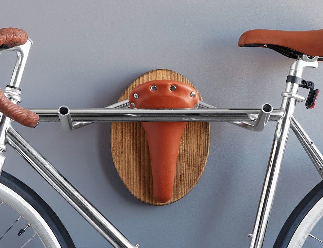 vertical flat bike wall mount