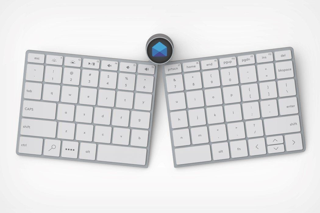 Ergonomic Keyboard That Lets You Split In Two Meet Alpha Ergo 123 Design Blog